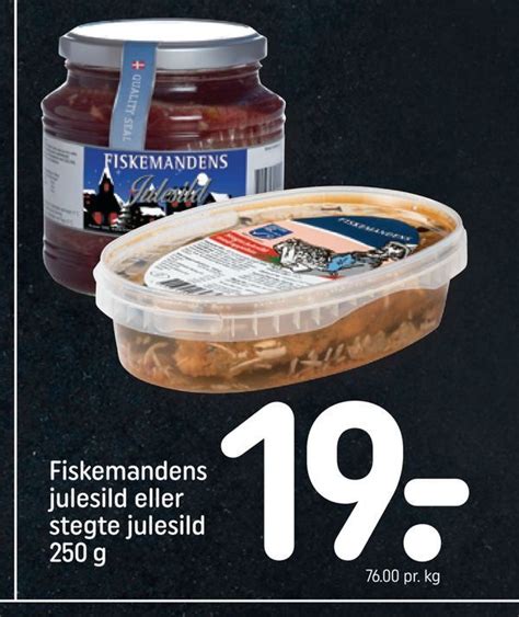 Fiskemandens Julesild Eller Stegte Julesild Tilbud Hos Rema 1000