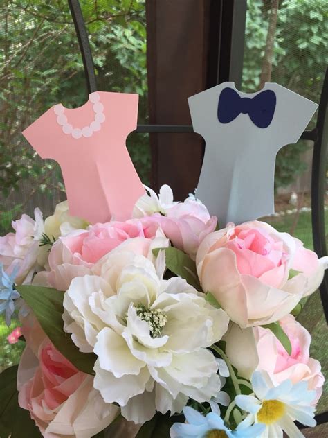 Piece Gender Reveal Centerpiece Table Decorations Bow Tie Etsy