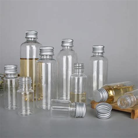 Bouteille En Plastique Transparent Avec Bouchon Vis Petits Pots