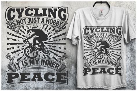 Cycling Is My Inner Peace T Shirt Design Graphic By Teexe · Creative