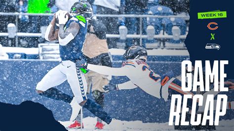 2021 Week 16: Seahawks vs. Bears Recap