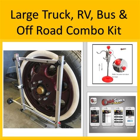 Off Road Heavy Duty Wheel Alignment Combo Kit Quicktrick Alignment