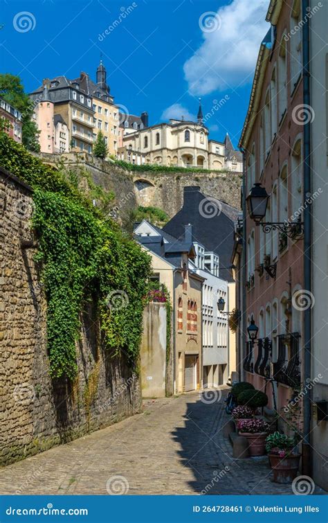 Architecture in Luxembourg City Stock Image - Image of tourism, view ...