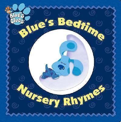 Blue's Clues Blue Bedtime Nursery Rhymes Hardback Simon Spotlight Nick ...