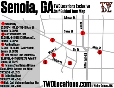 Self Guided Tours The Walking Dead Locations