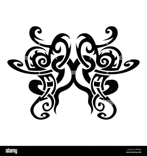 Vector Tribal Tattoo Design Eps 10 Stock Vector Image And Art Alamy