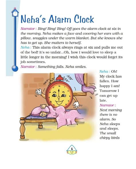 Pdf Ncert Solutions For Class 4 English Unit 1 Neha S Alarm Clock