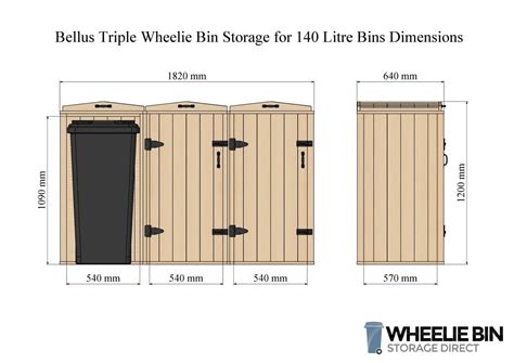 Wheelie Bin Dimensions