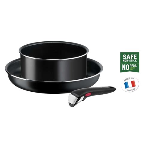 Set 3 Piese TEFAL Ingenio Easy Cook Clean L1539243 Maner Detasabil