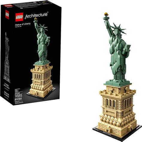 A Beautifully Detailed Statue of Liberty LEGO Kit