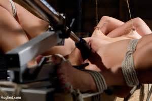 Slim Sexy Babe Roped To Wood With Tits Tied XXX Dessert Picture