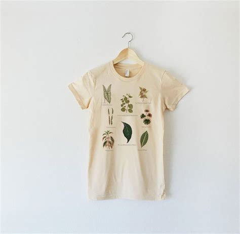 Botanical Shirt Plant Shirt Botanical Graphic Tee Plant Lady Shirt Nature Shirt Plant