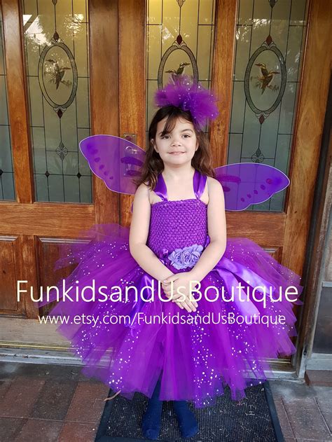 Purple Fairy Dress Sparkly Purple Fairy Tutu Dress Fairy Etsy Australia