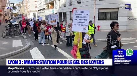 Lyon une manifestation organisée pour réclamer le gel des loyers