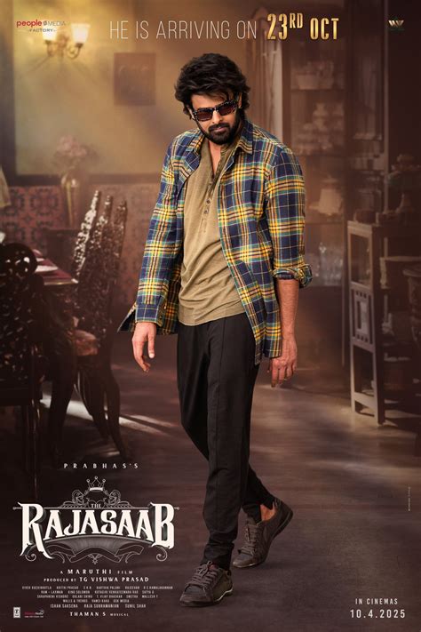 Fans Go Gaga Over Prabhas S New Style In The Raja Saab Advance Birthday