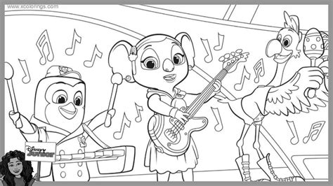 Tots Disney Junior Coloring Pages - canvas-clam