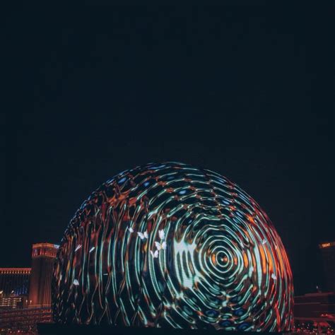 World S Largest Spherical Structure Lights Up Las Vegas Skyline The