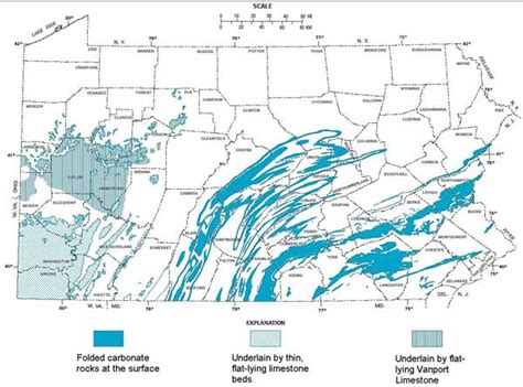 Pennsylvania Karst Map