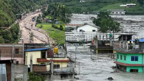 Nepal Floods నేపాల్ ను ముంచెత్తిన వరదలు 5 మంది మృతి మరో 28 మంది