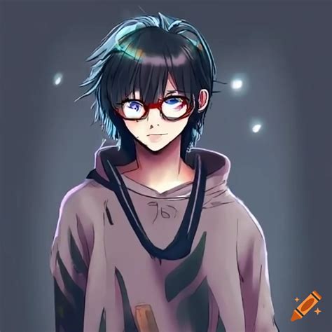 Male Anime Characters With Brown Hair And Glasses