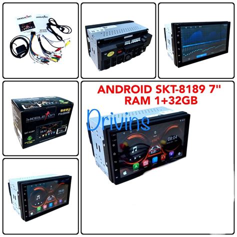 Jual Head Unit Double Din Android Skeleton Skt Inch Ram Gb