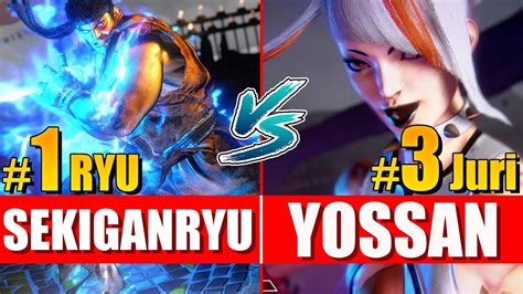 Sf Sekiganryu Ryu Vs Yossan Juri Street Fighter Youtube