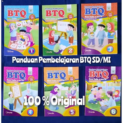 Jual Panduan Belajar Btq Baca Tulis Al Quran Sd Mi Kelas 1 2 3 4 5 6