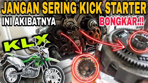 Tutorial Klx Ganti Gigi Pengantar Starter Dan Rumah Kopling Youtube