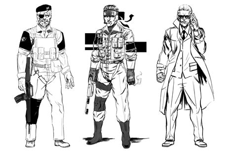 Metal Gear Solid Peace Walker Concept Art