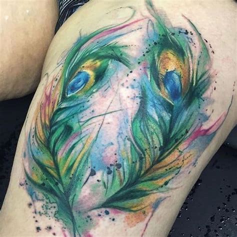 Top 109 Best Peacock Feather Tattoo Ideas [2021 Inspiration Guide]