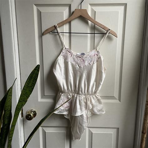 Vintage Lily Of France Lingerie Romper Beautiful Depop