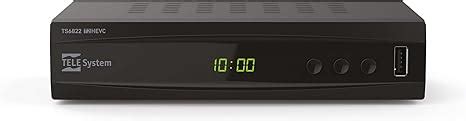 Telesystem DECODER T2 TS6822 TWIN PVR Nero Amazon It Elettronica