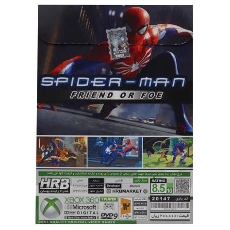 خرید SpiderMan Friend OR FOE XBOX 360 HRB تکنوسان