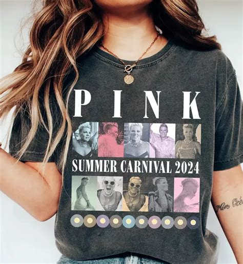 Pink Summer Carnival Music Tour 2024, P!Nk Music Tour 2024 Shirt, Pink ...