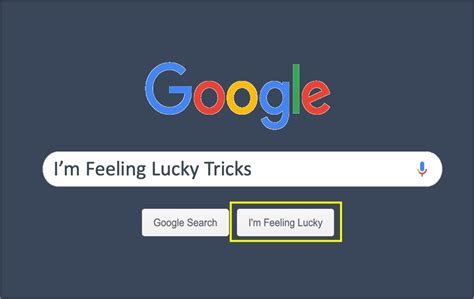 List of I’m Feeling Lucky Google Search Tricks – WebNots