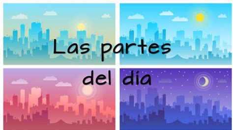 7 Las Partes Del Día Y Los Saludos Youtube