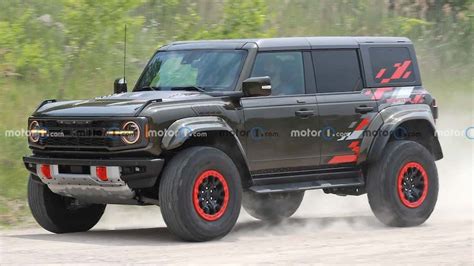 2024 Ford Bronco Raptor Spied With Painted Fender Flares New Graphics