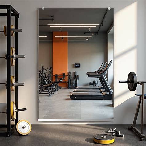 Ebern Designs Full Length Wall Mirror Home Gym Mirror Dance Studio