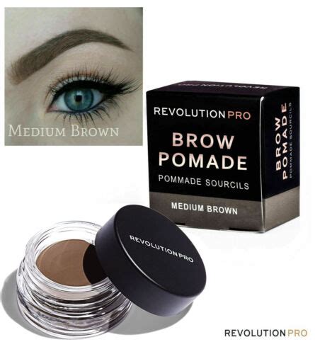 Makeup Revolution Pro Eyebrow Brow Pomade Medium Brown Ebay