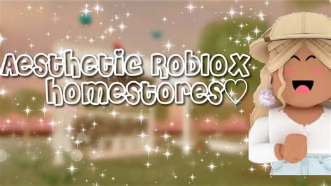 Aesthetic Roblox Homestores YouTube