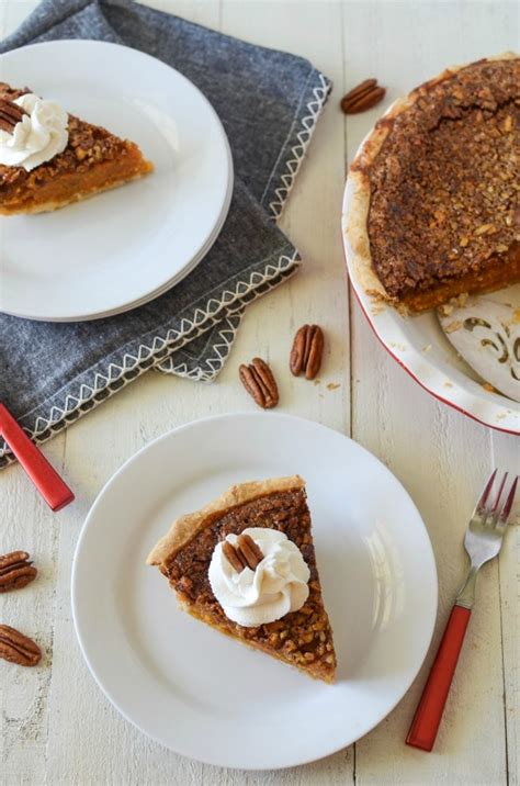 Sweet Potato Pecan Pie with Maple Bourbon Whipped Cream