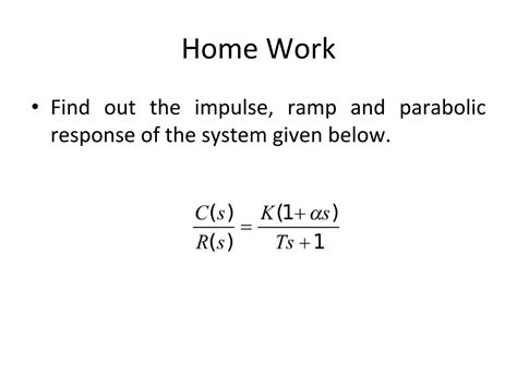 Lecture 13 14 Timedomainanalysisof1stordersystems