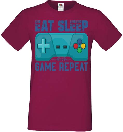 Gamer Gamerepeat męska koszulka Video Games Gamer Gift Man L