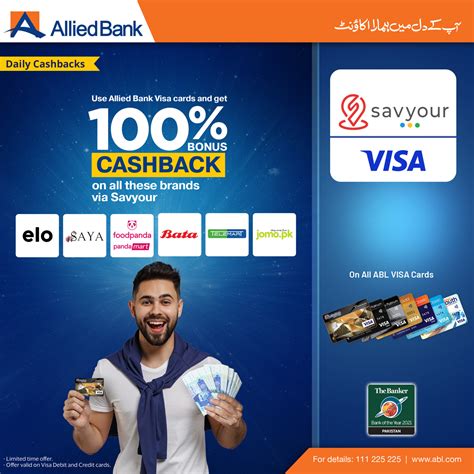 Allied Bank Limited On Twitter Use Your ABL VISA Cards To Enjoy 100