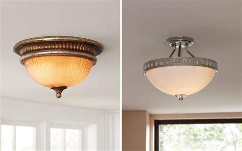 Flush Mount And Semi Flush Mount Lighting Buying Guide The Home Depot