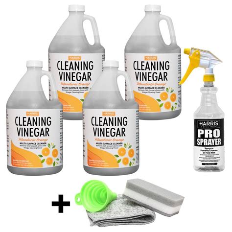 Harris Oz Vinegar All Purpose Cleaner Mandarin Orange Pack And