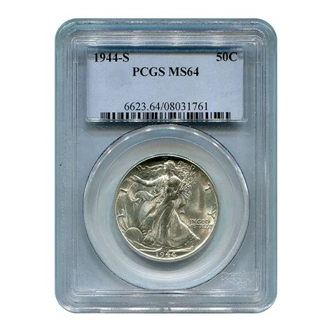 Certified Walking Liberty Half Dollar S Ms Pcgs Golden Eagle Coins