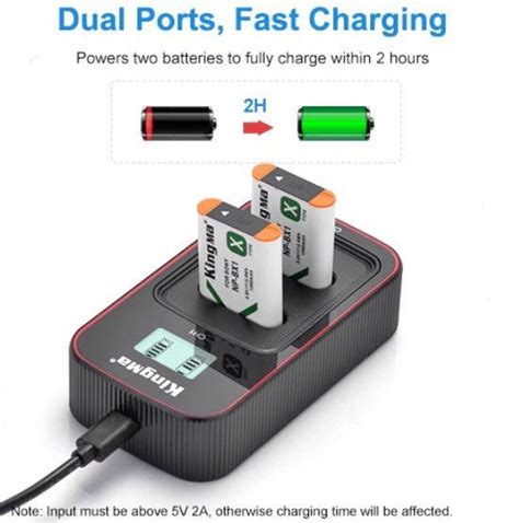 Kingma Np Bx Bx Battery Triple Charger Kit For Sony Rx M