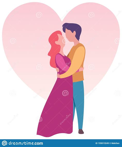 Couple In Love Stock Vector Illustration Of Romance 155013249