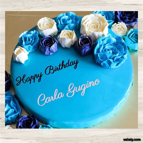 🎂 Happy Birthday Carla Gugino Cakes 🍰 Instant Free Download